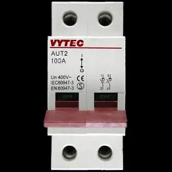 VYTEC 100 MAIN SWITCH DISCONNECTOR DOUBLE POLE AUT2