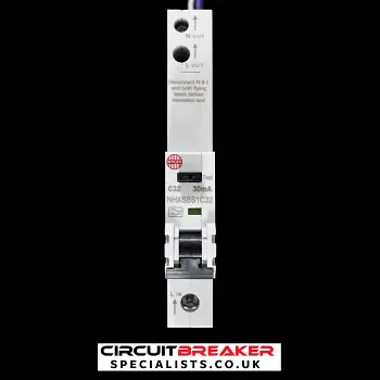 WYLEX 32 AMP CURVE C 6kA 30mA RCBO TYPE A NHXSBS1C32