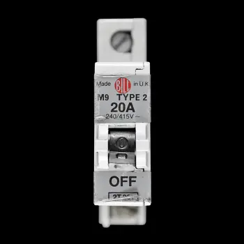 BILL 20 AMP TYPE 2 M9 MCB CIRCUIT BREAKER 2T201