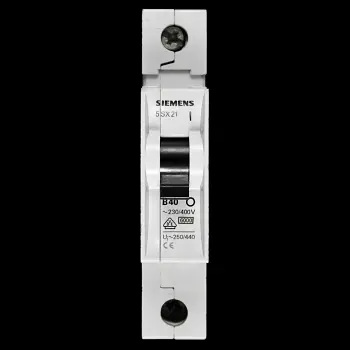 SIEMENS 40 AMP CURVE B 6kA MCB CIRCUIT BREAKER 5SX21 5SX2