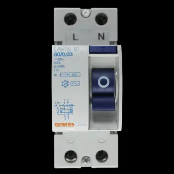 GEWISS 80 AMP 30mA DOUBLE POLE RCD TYPE AC 80/0.03 GW94793 SD