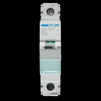 HAGER 50 AMP CURVE B 10kA MCB CIRCUIT BREAKER NBN150A 461809