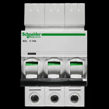 SCHNEIDER 16 AMP CURVE C 10kA TRIPLE POLE MCB CIRCUIT BREAKER IKQ A9F57316