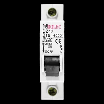 ROLEC 16 AMP CURVE B 6kA MCB CIRCUIT BREAKER DZ47