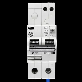 ABB WYLEX 16 AMP CURVE C 10kA 30mA DOUBLE POLE RCBO MCB RCD TYPE AC PSBS 16/2