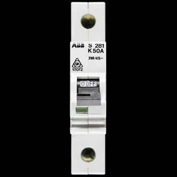 ABB 50 AMP CURVE K MCB CIRCUIT BREAKER S281 STOTZ