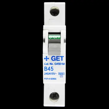 GET 45 AMP CURVE B 6kA MCB CIRCUIT BREAKER G45B1M