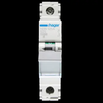 HAGER 25 AMP CURVE B 10kA MCB CIRCUIT BREAKER NBN125A 461806