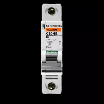 MERLIN GERIN 4 AMP CURVE B 10kA MCB CIRCUIT BREAKER C60HB 25841