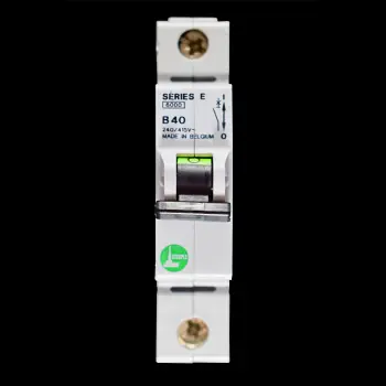 STEEPLE 40 AMP CURVE B 6kA MCB CIRCUIT BREAKER SERIES E 14140