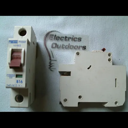PROTEUS 16 AMP 10kA TYPE B MCB CIRCUIT BREAKER 240/415V PX300 1016/2