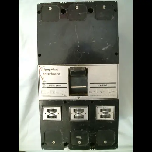 DORMAN SMITH 400 AMP 35kA 415 v MCCB TRIPLE POLE LLBD400 3 A