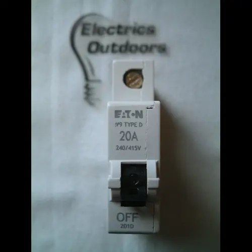 EATON 20 AMP CURVE D M9 MCB CIRCUIT BREAKER 240/415V 201D BS3871