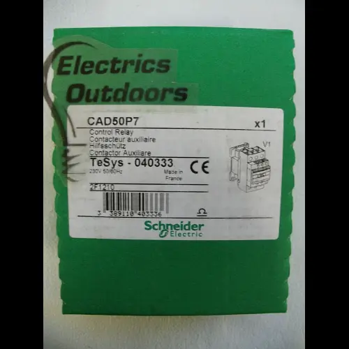 SCHNEIDER ELECTRIC 230V 50Hz 60Hz CONTROL RELAY TeSys 040333 CAD50P7 2F1210