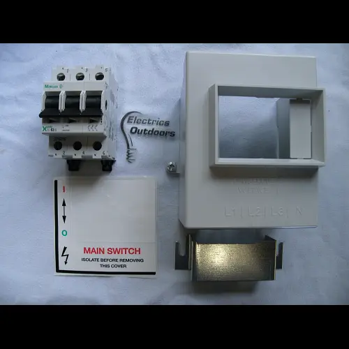 MOELLER 63 AMP MAIN ISOLATOR SWITCH TRIPLE POLE IS-63/3 276276 WITH INCOMER KIT