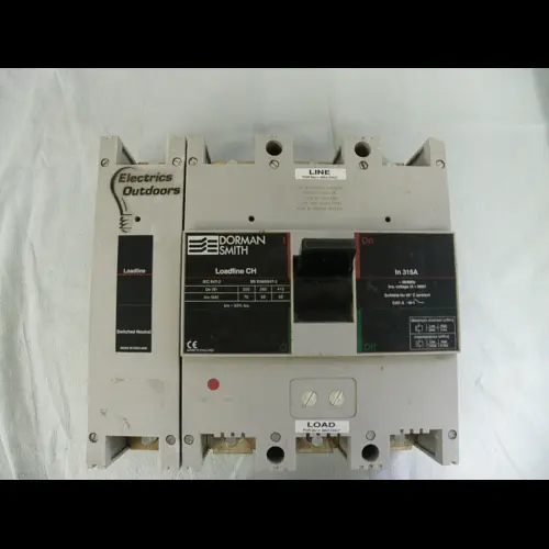 DORMAN SMITH 315 AMP 50kA MCCB CIRCUIT BREAKER 415 V LOADLINE CH BS 60947