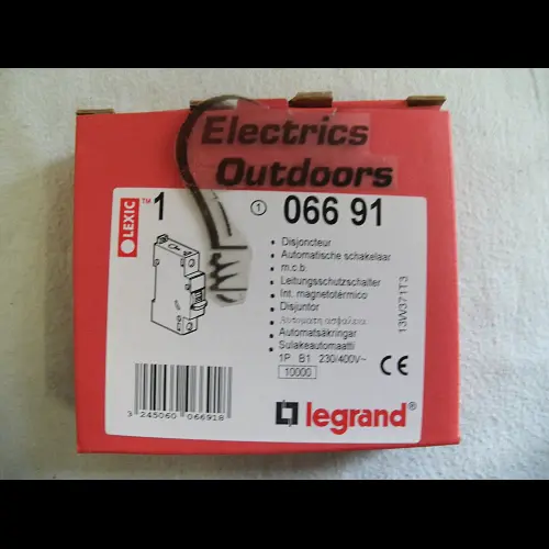 LEGRAND 1 AMP CURVE B 10kA MCB CIRCUIT BREAKER 066 91 06691