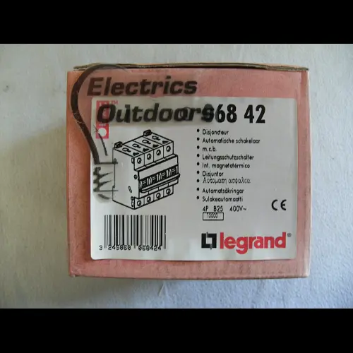 LEGRAND 25 AMP CURVE B 10kA FOUR POLE MCB CIRCUIT BREAKER 400V 06842 BS EN 60898