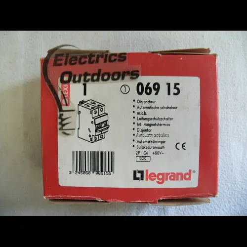 LEGRAND 4 AMP CURVE C 10kA DOUBLE POLE MCB CIRCUIT BREAKER 069 15 BS EN 60898