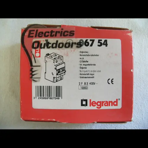LEGRAND 3 AMP CURVE B 10kA DOUBLE POLE MCB CIRCUIT BREAKER 400V 067 54