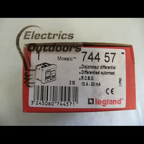 LEGRAND 10 AMP CURVE C 3kA 30mA RCBO RCD MCB 230V MOSAIC 74457