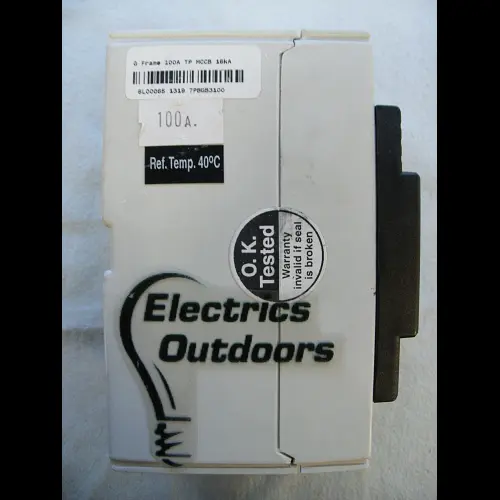 CRABTREE 100 AMP 16kA TRIPLE POLE MCCB 415V POWERSTAR 7PBGB3100 BS EN 60947