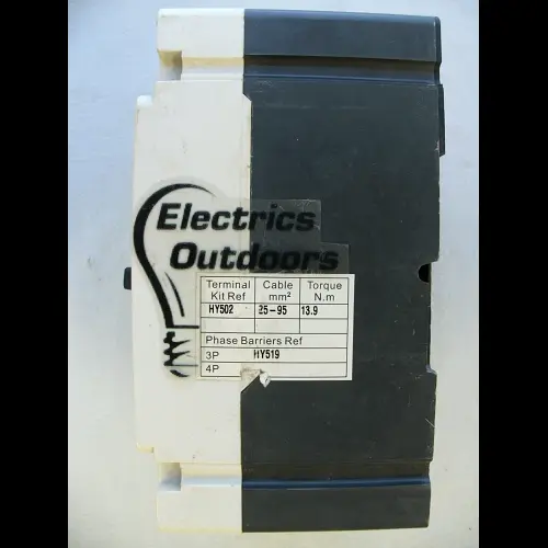 HAGER 100 AMP 40kA TRIPLE POLE MCCB H226N