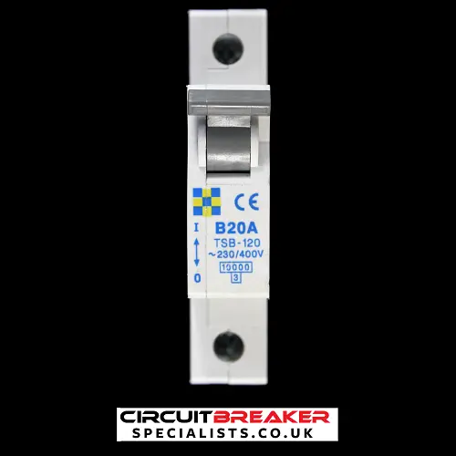 CLIPSAL 20 AMP CURVE B 10kA MCB CIRCUIT BREAKER TSB-120 BY