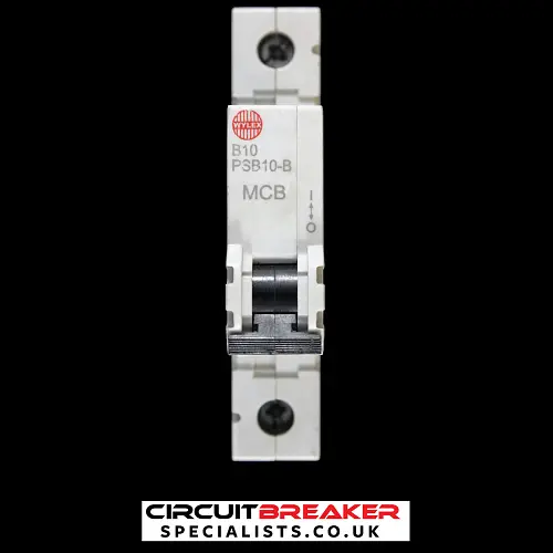 WYLEX 10 AMP CURVE B 10kA MCB CIRCUIT BREAKER PSB10-B