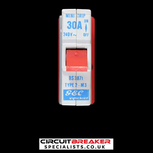 GEC VYNCKIER 30 AMP TYPE 2 M3 MCB CIRCUIT BREAKER MINI TRIP