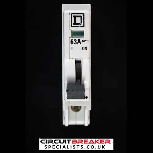 SQUARE D 63 AMP TYPE 3 M6 MCB CIRCUIT BREAKER QOE