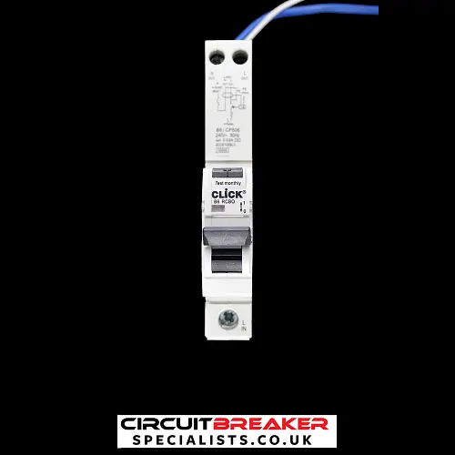 CLICK 6 AMP CURVE B 10kA 30mA RCBO RCD MCB B6/CP506