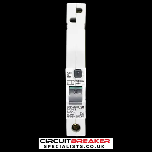 DORMAN SMITH 20 AMP CURVE C 10kA 30mA RCBO TYPE A XR1PC2030