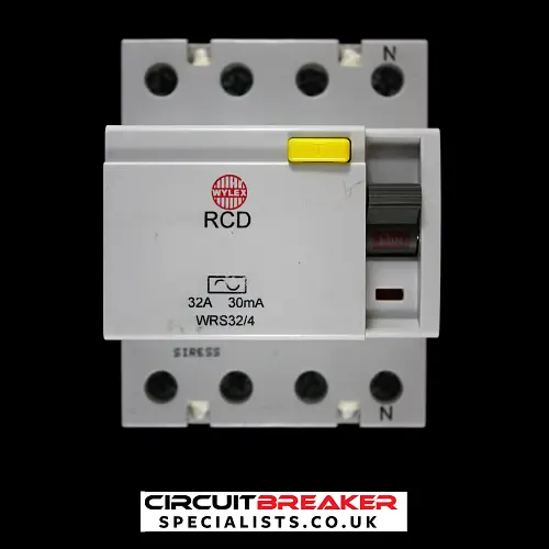WYLEX 32 RCD FOUR POLE 30mA TYPE AC WRS32/4 YB