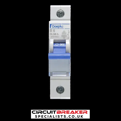 DOEPKE 6 AMP CURVE B 6kA MCB CIRCUIT BREAKER DLS6h