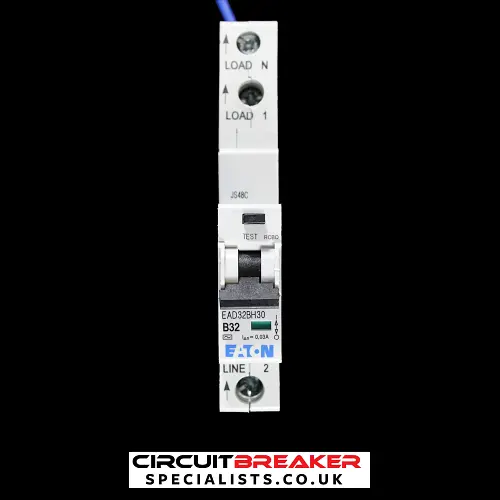 EATON 32 AMP CURVE B 6kA 30mA RCBO TYPE AC EAD32BH30