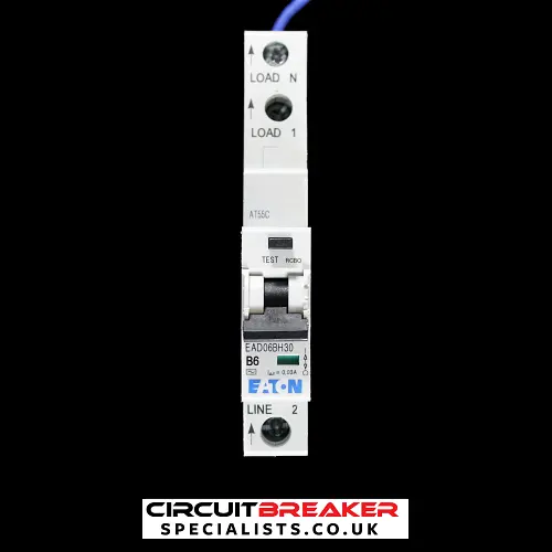 EATON 6 AMP CURVE B 6kA 30mA RCBO TYPE AC EAD06BH30
