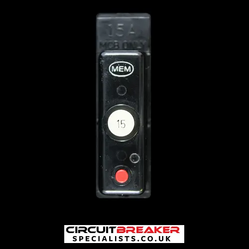 MEM 15 AMP M1.5 MCB CIRCUIT BREAKER PUSH PLUG IN