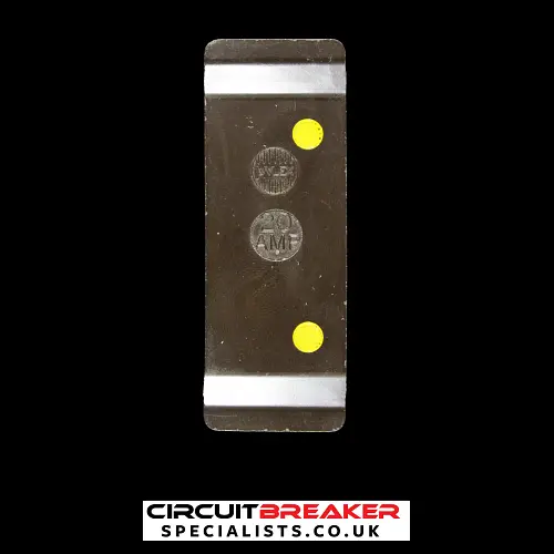 WYLEX REWIREABLE PUSH PLUG IN FUSE WIRE CARRIER 20 AMP YELLOW