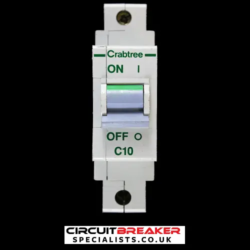 CRABTREE 10 AMP CURVE C 16kA MCB CIRCUIT BREAKER POLESTAR