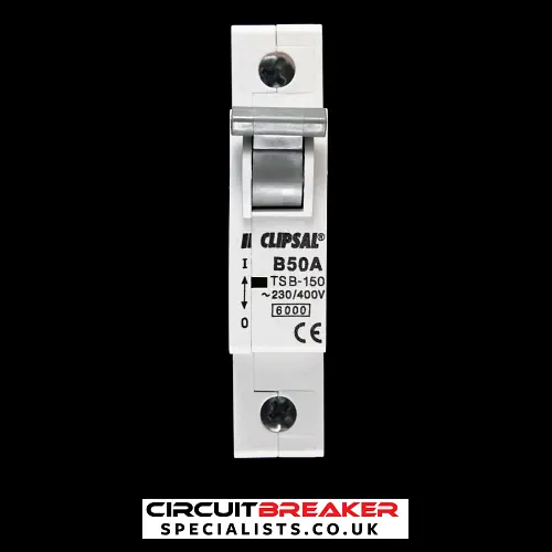 CLIPSAL 50 AMP CURVE B 6kA MCB CIRCUIT BREAKER TSB-150