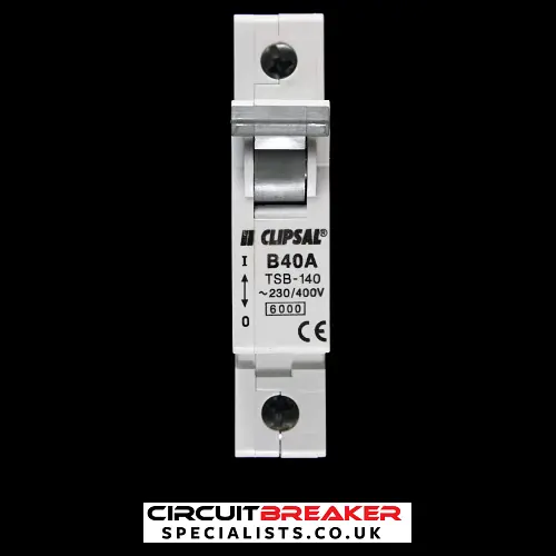 CLIPSAL 40 AMP CURVE B 6kA MCB CIRCUIT BREAKER TSB-140