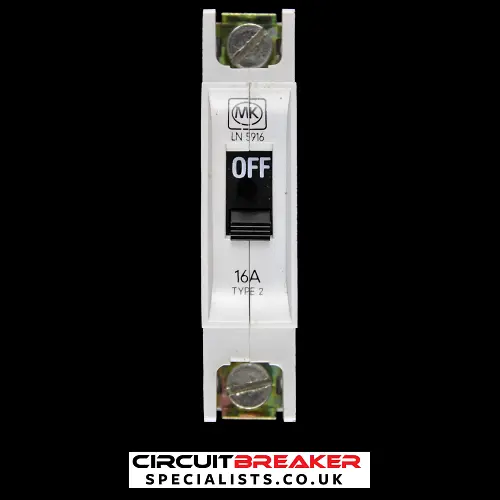 MK 16 AMP TYPE 2 M6 MCB CIRCUIT BREAKER LN 5916