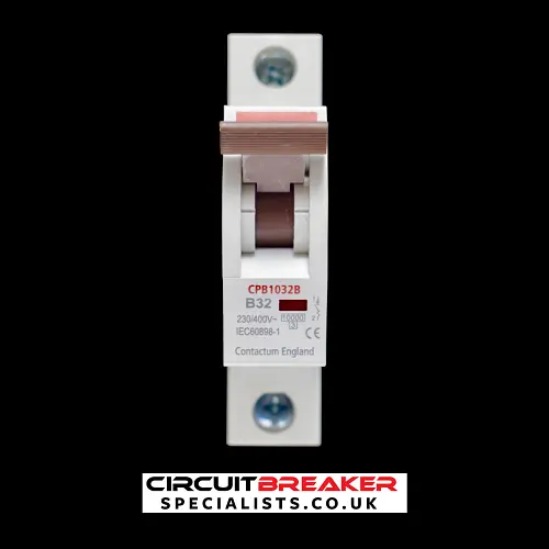 CONTACTUM 32 AMP CURVE B 10kA MCB CIRCUIT BREAKER CPB1032B