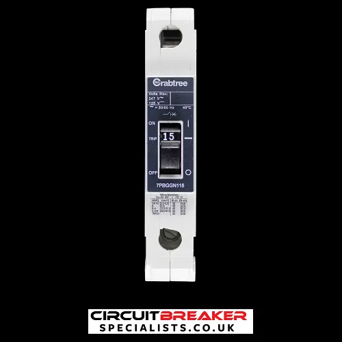 CRABTREE 15 AMP 25kA MCCB 7PBGGN115