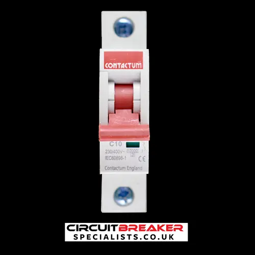CONTACTUM 10 AMP CURVE C 10kA MCB CIRCUIT BREAKER CPB1010C