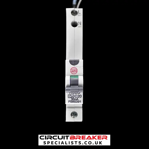 WYLEX 20 AMP CURVE C 10kA 30mA RCBO TYPE A PSBS20/1