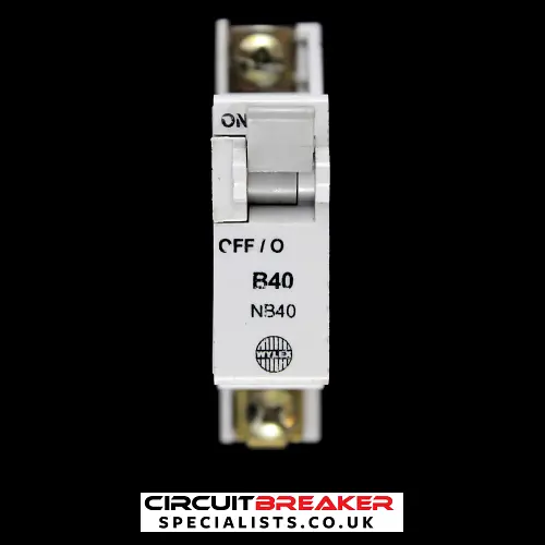 WYLEX 40 AMP CURVE B 3kA MCB CIRCUIT BREAKER NB40