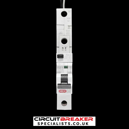 BILL 63 AMP CURVE B 10kA 30mA RCBO RCD MCB POD MEMSHEILD 2 TS30
