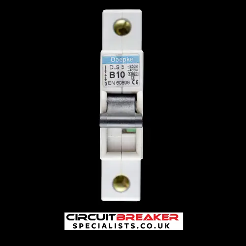 DOEPKE 10 AMP CURVE B 6kA MCB CIRCUIT BREAKER  DLS5